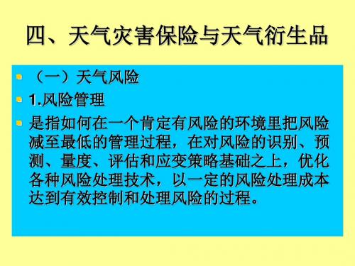 气象经济学专题研究5-精品文档