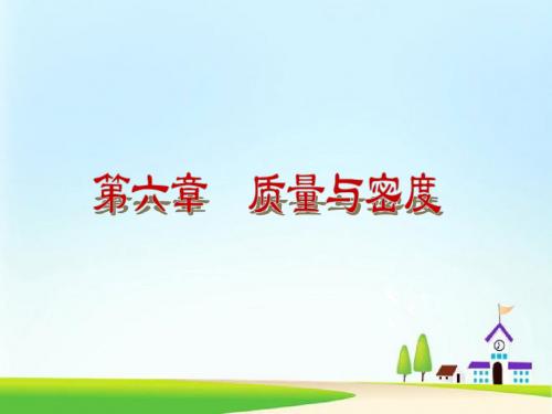 2013-2014学年八年级物理上册复习：《第六章 质量与密度》ppt复习课件