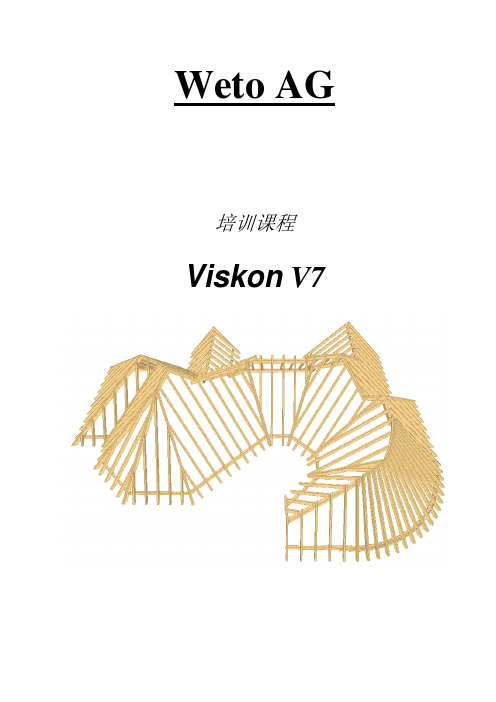 Viskon7木结构设计软件教程