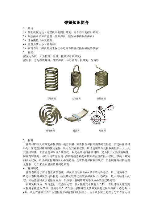 弹簧设计及基础知识