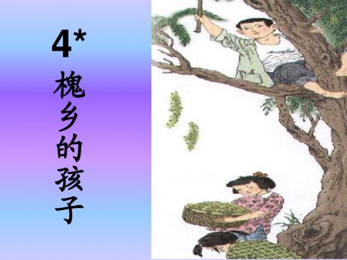 小学语文《槐乡的孩子》课件PPT(共25页)