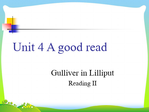 牛津译林版八年级英语下册Unit 4 A good read Reading 2精品课件