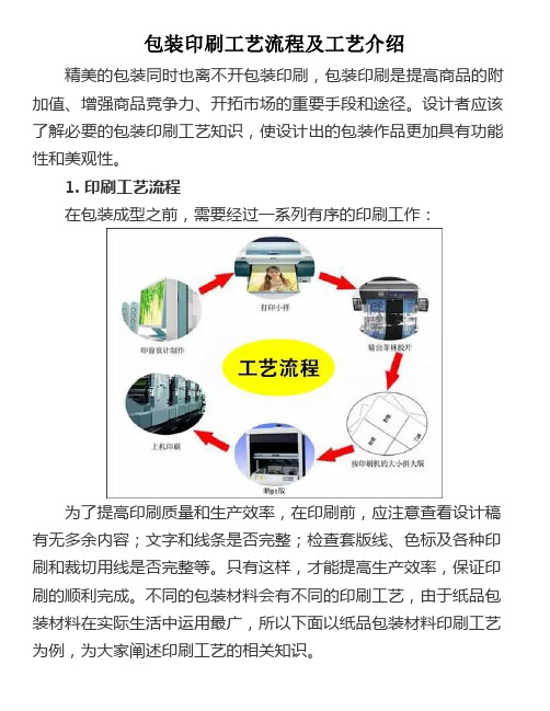 包装印刷工艺流程及工艺介绍