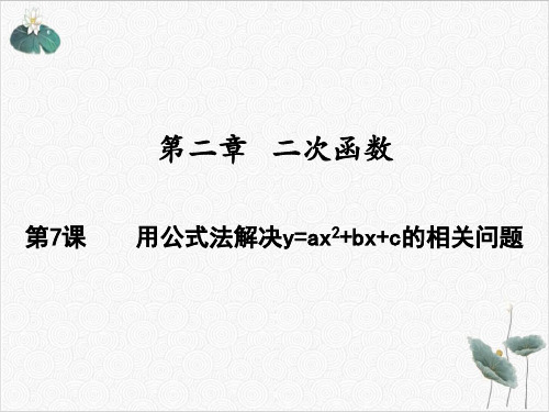 北师大版《公式法》ppt公开课课件2