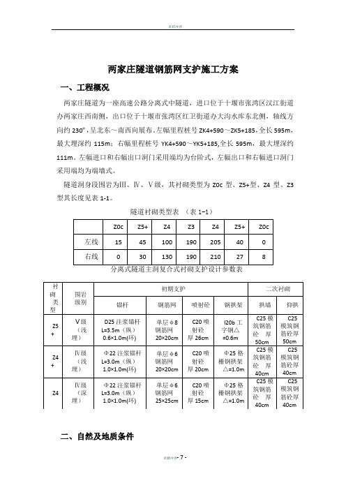 钢筋网施工方案