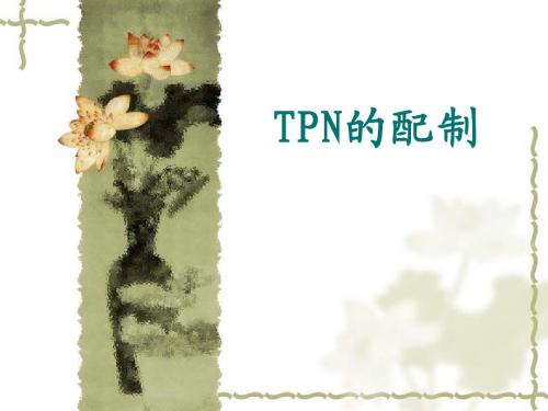 TPN的配置0