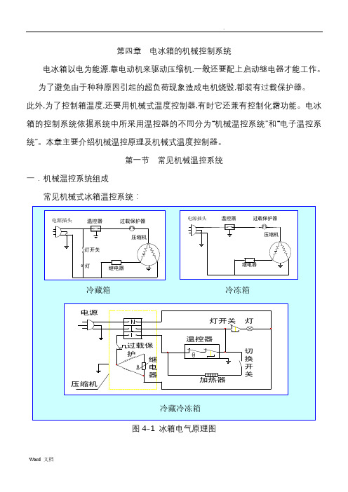 电冰箱的控制系统