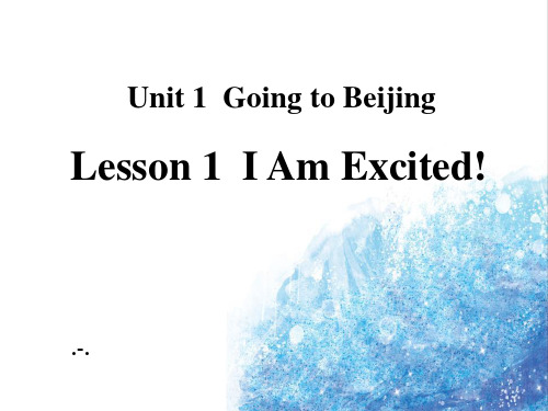 2I Am Excited精品课件