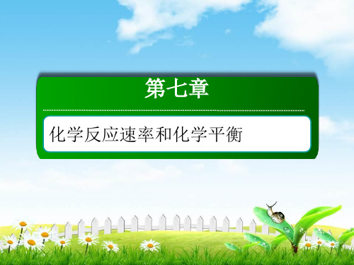 2019人教版高三化学总复习课件:第七章化学反应速率和化学平衡723考点三化学反应速率和化学