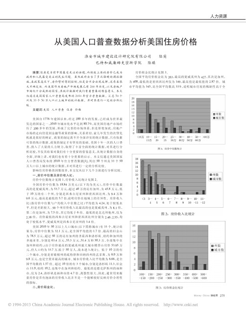 从美国人口普查数据分析美国住房价格_陆岗