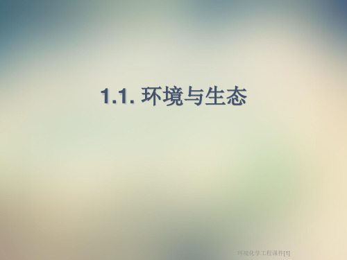 环境化学工程课件[1]