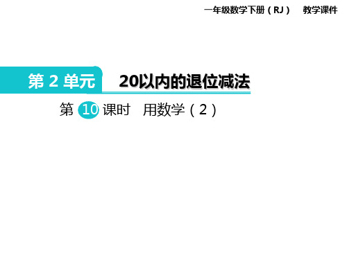 人教版《20以内的退位减法》(完美版)PPT课件2