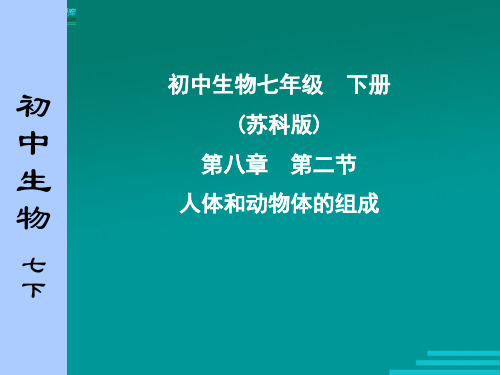 初中生物苏科版课件