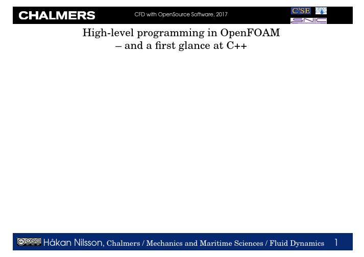 查尔姆斯OpenFoam教程 2017-Part.09