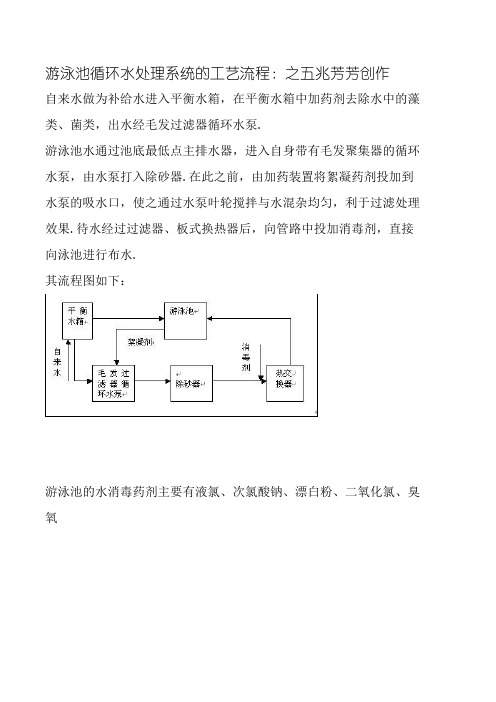 游泳池循环水处理工艺流程