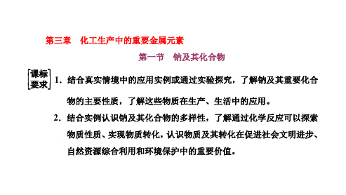 第三章第一节钠及其化合物考点钠及其氧化物-课件新高考化学一轮复习