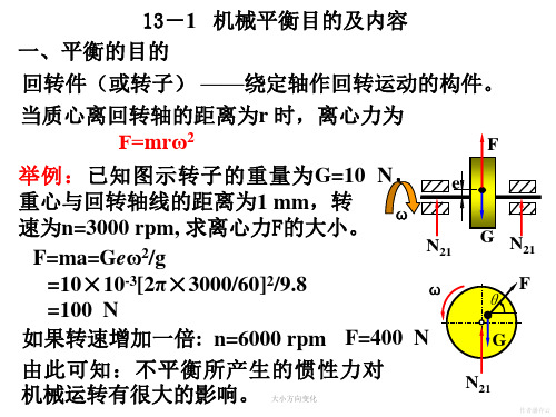 机械原理课件--第13章-机械的平衡