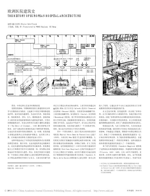 欧洲医院建筑史