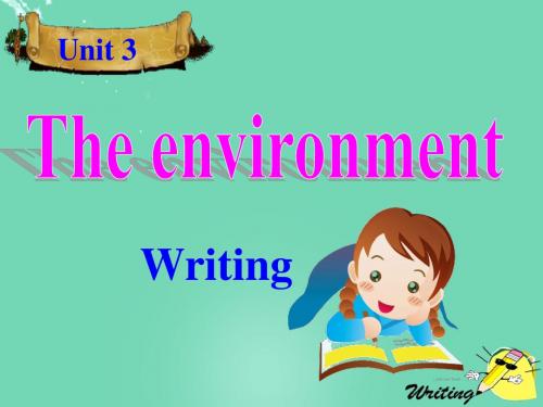 牛津深圳版英语九下Unit 3《The environment》(Writing)ppt课件