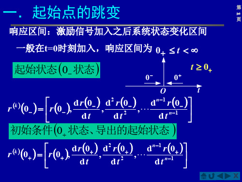 起始点的跳变