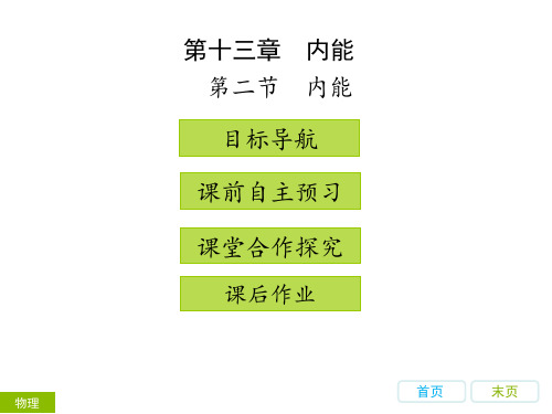 新人教版九年级物理上册教学课件第十三章 内能 第二节 内能 (共31张PPT)