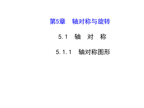 七年级数学下册轴对称图形(湘教版)