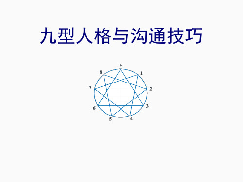 九型人格与沟通技巧