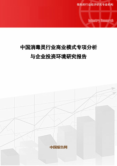 中国消毒灵行业商业模式专项分析与企业投资环境研究报告