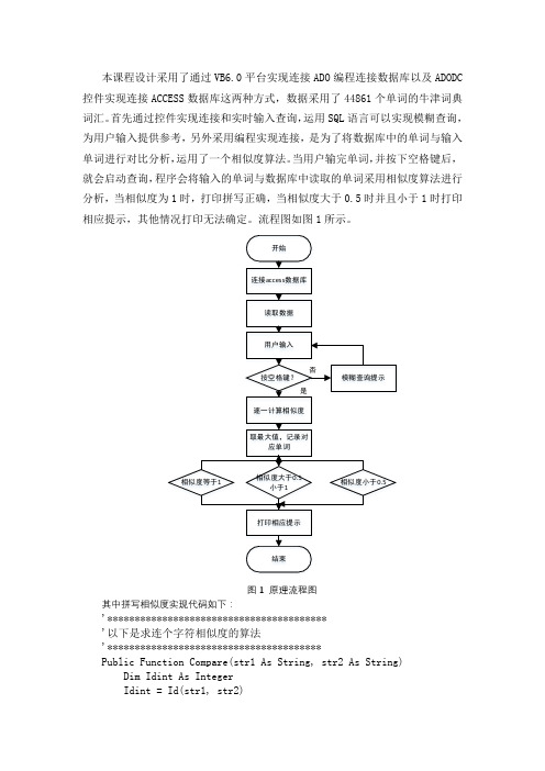 单词拼写检查器原理和算法