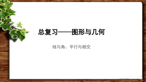 《总复习图形与几何线与角、平行与相交》示范公开课教学课件【青岛版小学四年级数学上册】