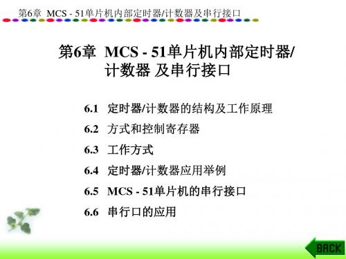 第6章 定时器计时器及串口-PPT课件