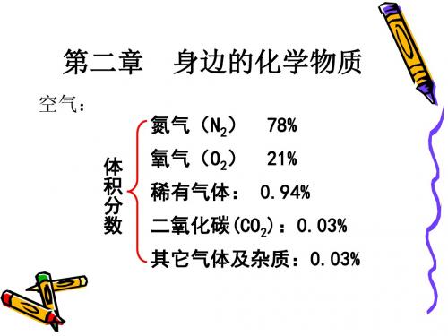 2.1  氧气的性质和用途