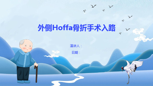 外侧Hoffa骨折手术入路