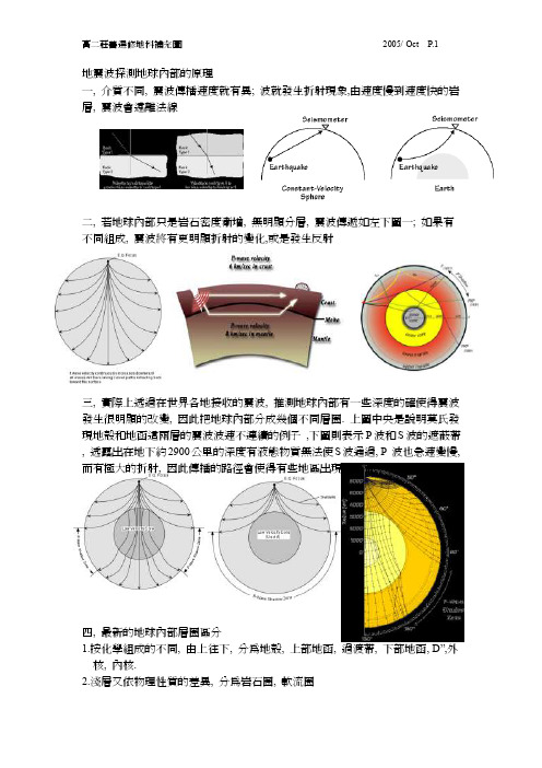 地震波探测地球内部的原理