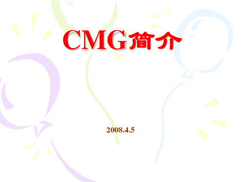 CMG简介资料