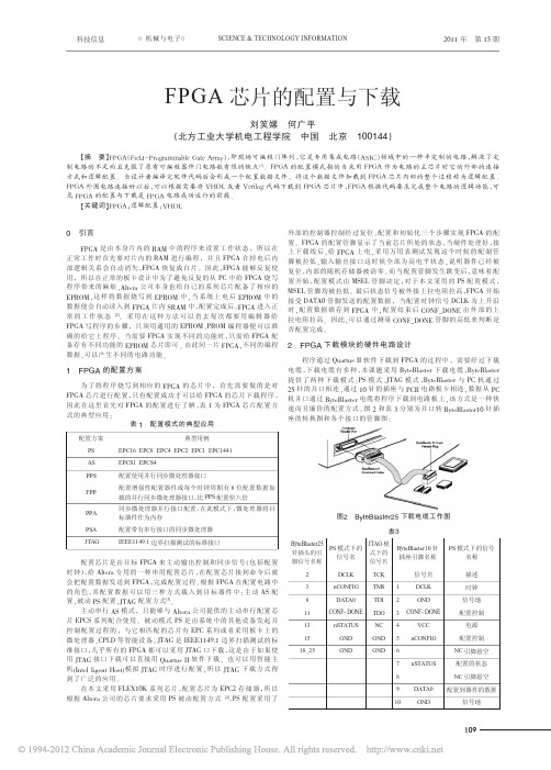 FPGA芯片的配置与下载_刘笑嫘