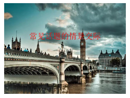 2023年中考英语情景交际+课件