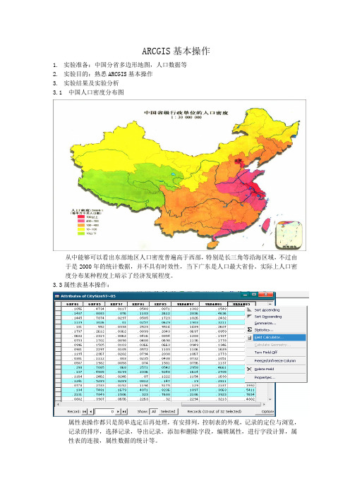 ARCGIS基本操作