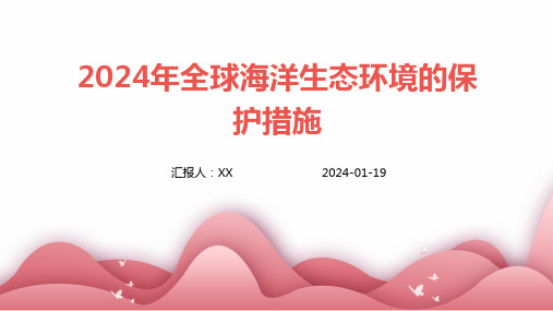 2024年全球海洋生态环境的保护措施