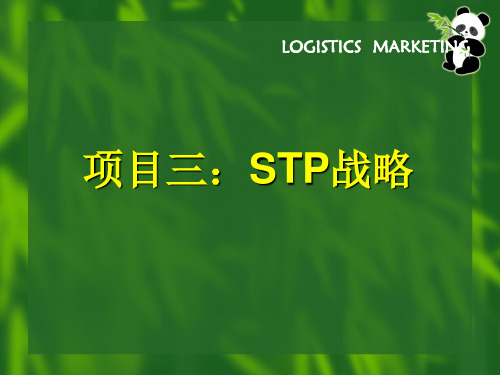 项目三STP战略