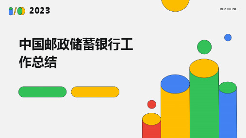 中国邮政储蓄银行工作总结PPT