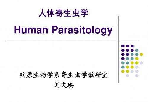 人体寄生虫总论