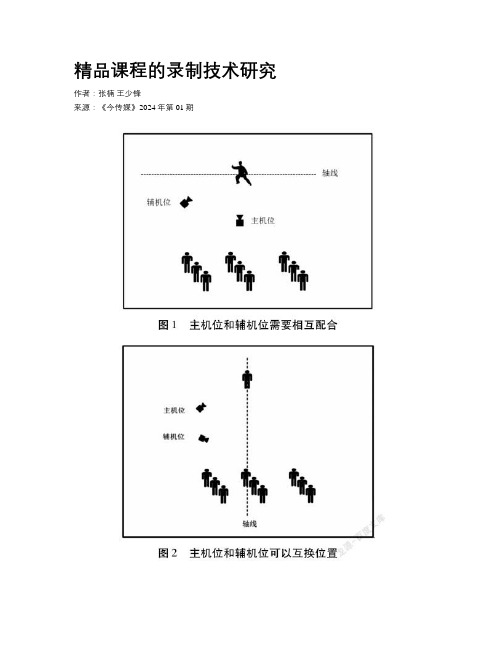 精品课程的录制技术研究