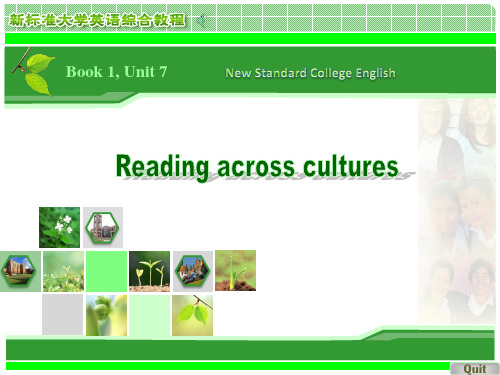 Reading across cultures文化差异中的阅读