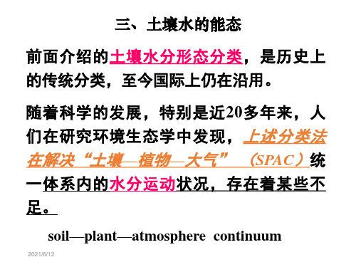 第六章  土壤水分—2