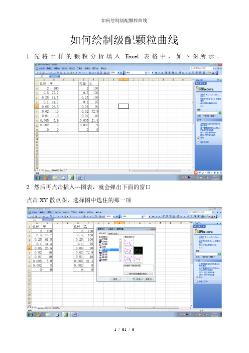 如何绘制级配颗粒曲线