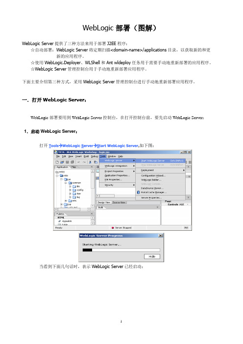 WebLogic部署(图解)