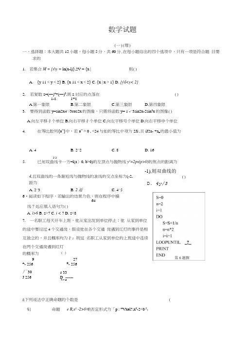 原创高三优题训练系列之数学2含答案.doc