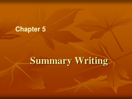 summary-writing