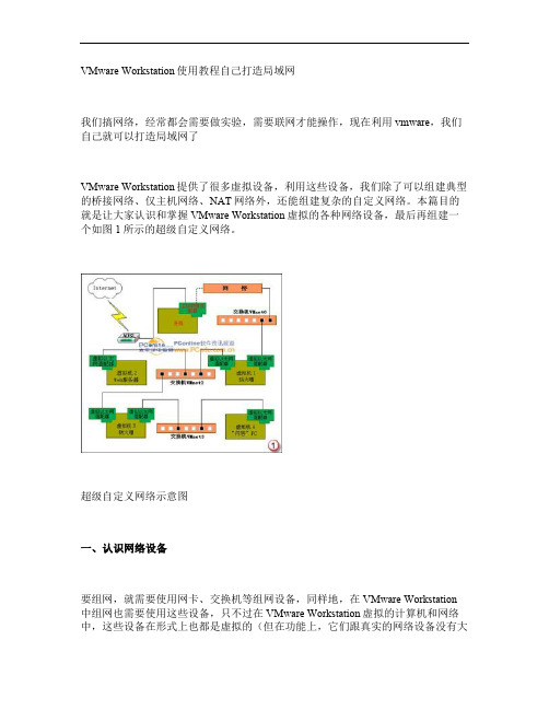 VMwareWorkstation使用教程自己打造局域网.